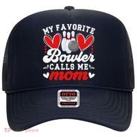 My Favorite Bowler Calls Me Mom Of A Bowler Mama Bowling Mom Hat thumb 0