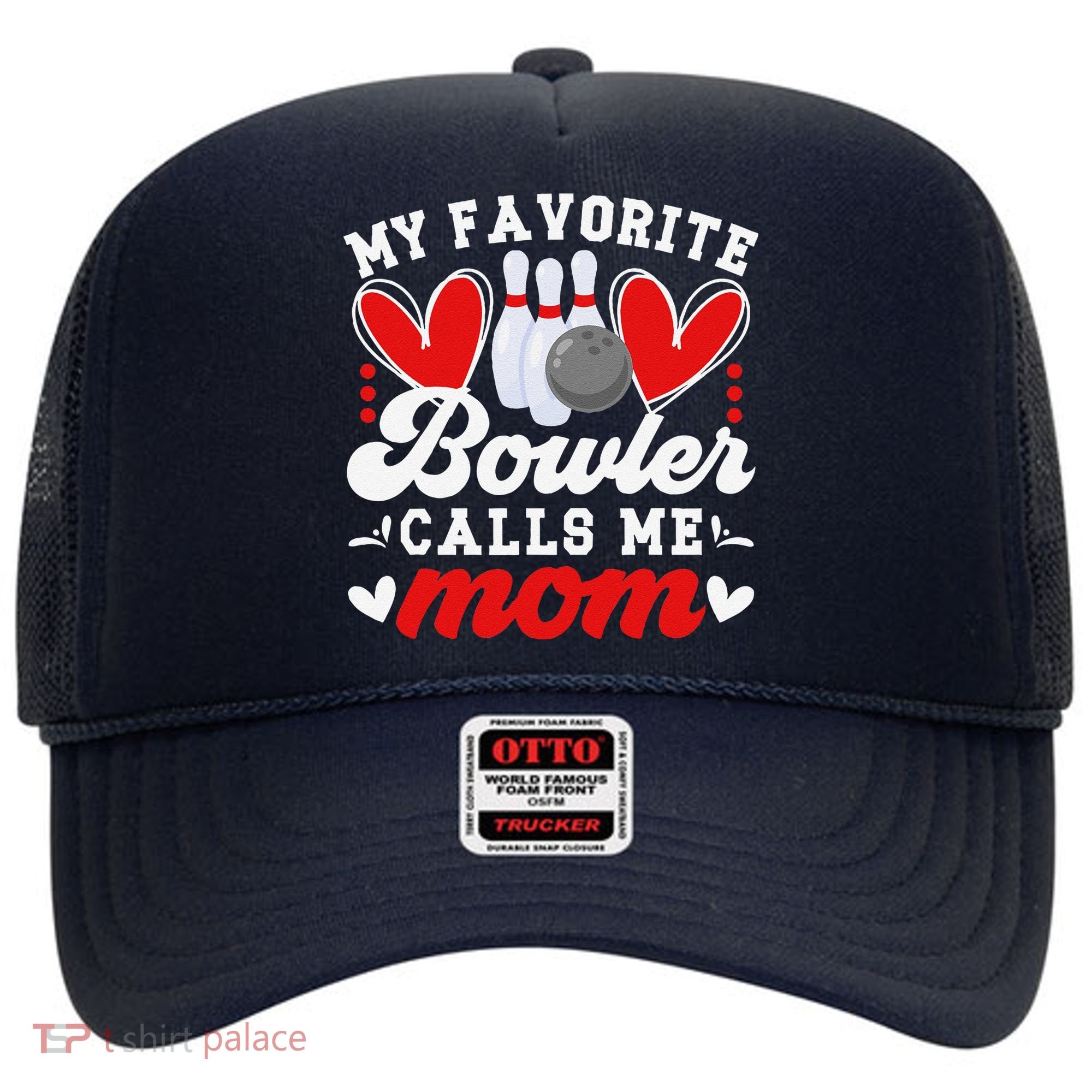 My Favorite Bowler Calls Me Mom Of A Bowler Mama Bowling Mom Hat