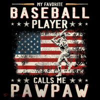 My Favorite Baseball Player Calls Me Pawpaw Flag Father Day Coffee Mug thumb 5