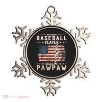 My Favorite Baseball Player Calls Me Pawpaw Flag Father Day Ornament thumb 0