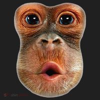 Monkey Face Breath Funny Women's Sweatshirt thumb 2