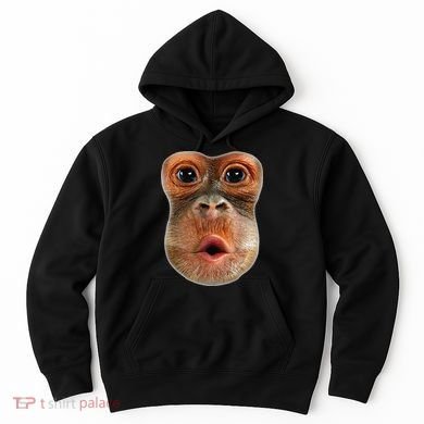 Monkey Face Breath Funny Hoodie