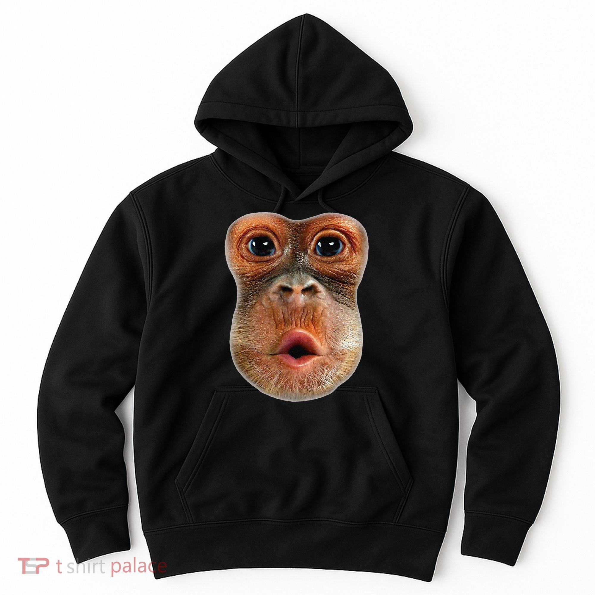 Monkey Face Breath Funny Hoodie