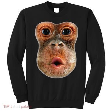 Monkey Face Breath Funny Sweatshirt