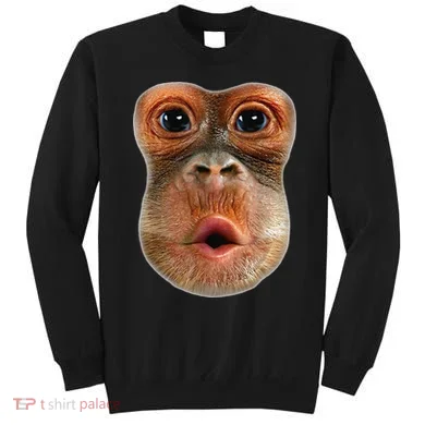 Monkey Face Breath Funny Sweatshirt