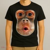Monkey Face Breath Funny T-Shirt thumb 3