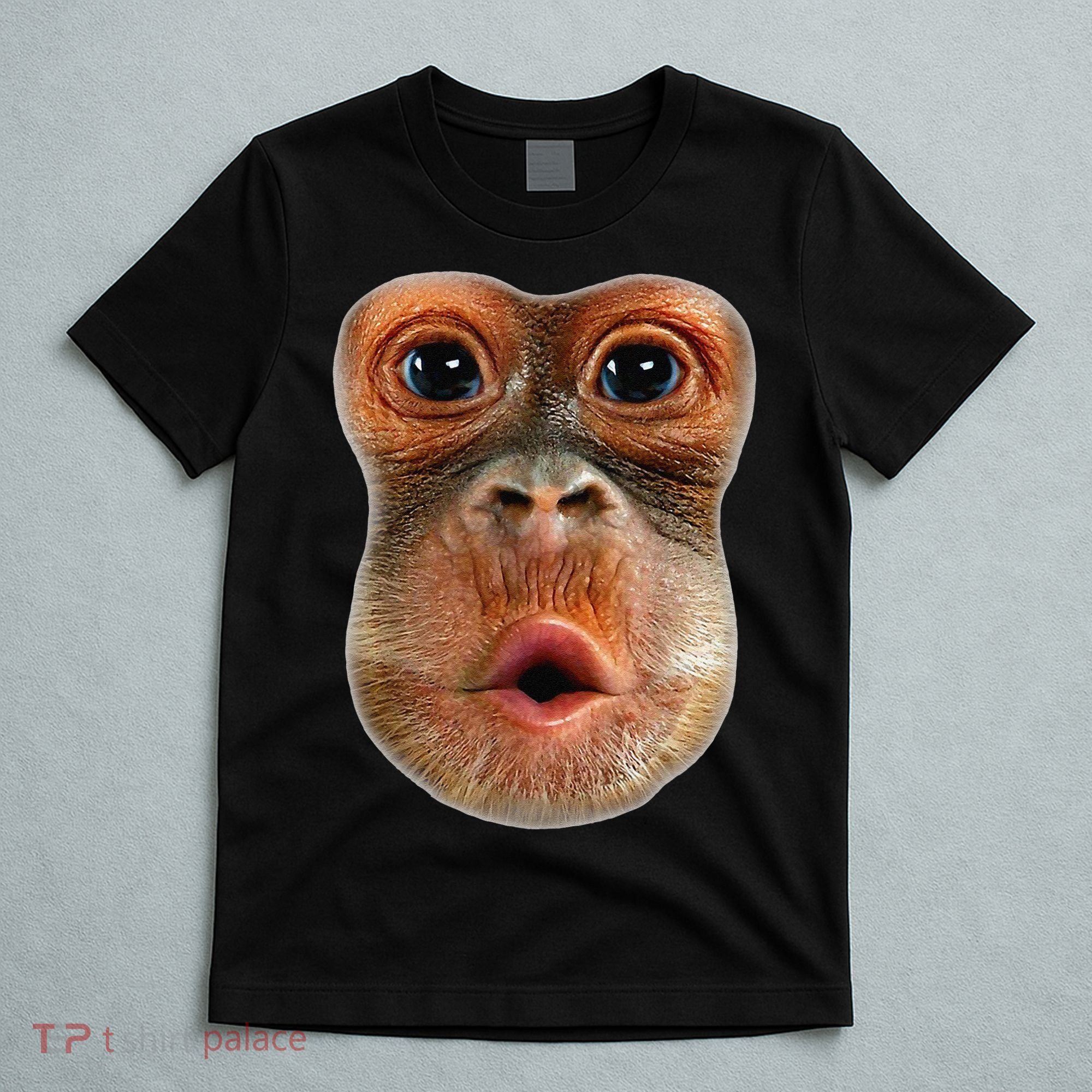 Monkey Face Breath Funny T-Shirt