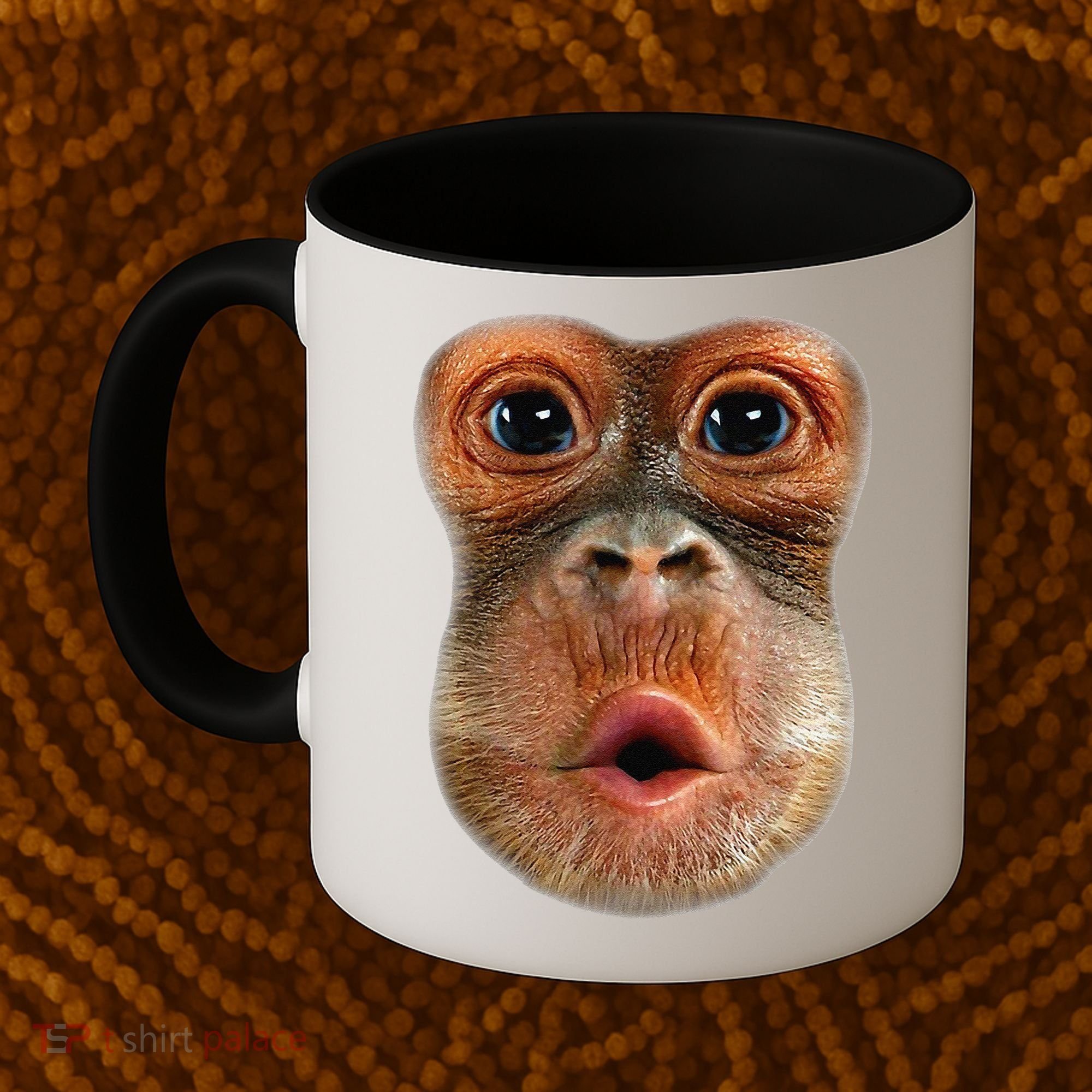 Monkey Face Breath Funny Coffee Mug