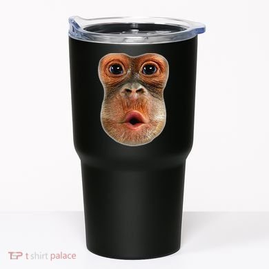 Monkey Face Breath Funny Tumbler