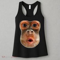 Monkey Face Breath Funny Women's Tank Top thumb 3