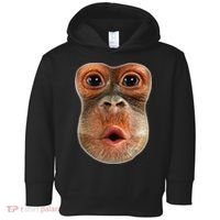 Monkey Face Breath Funny Toddler Hoodie thumb 0