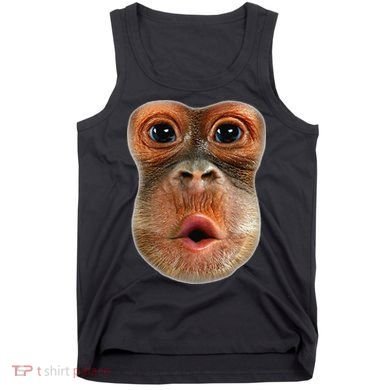 Monkey Face Breath Funny Tank Top
