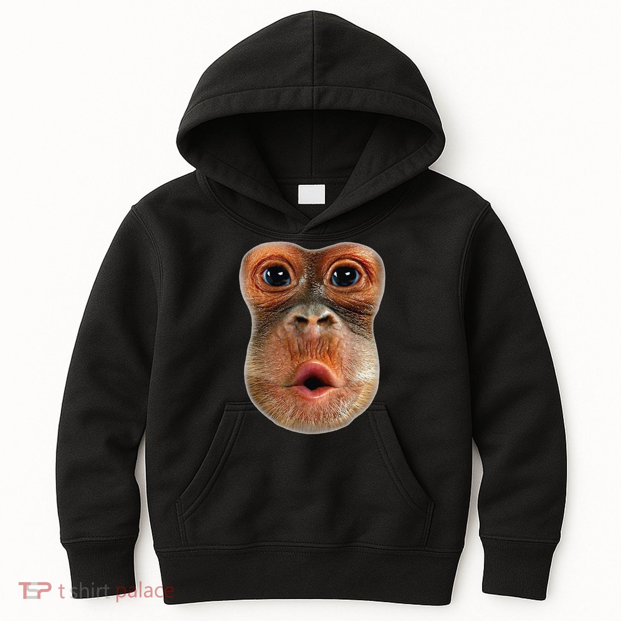 Monkey Face Breath Funny Kids Hoodie