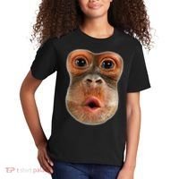 Monkey Face Breath Funny Kids T-Shirt thumb 2