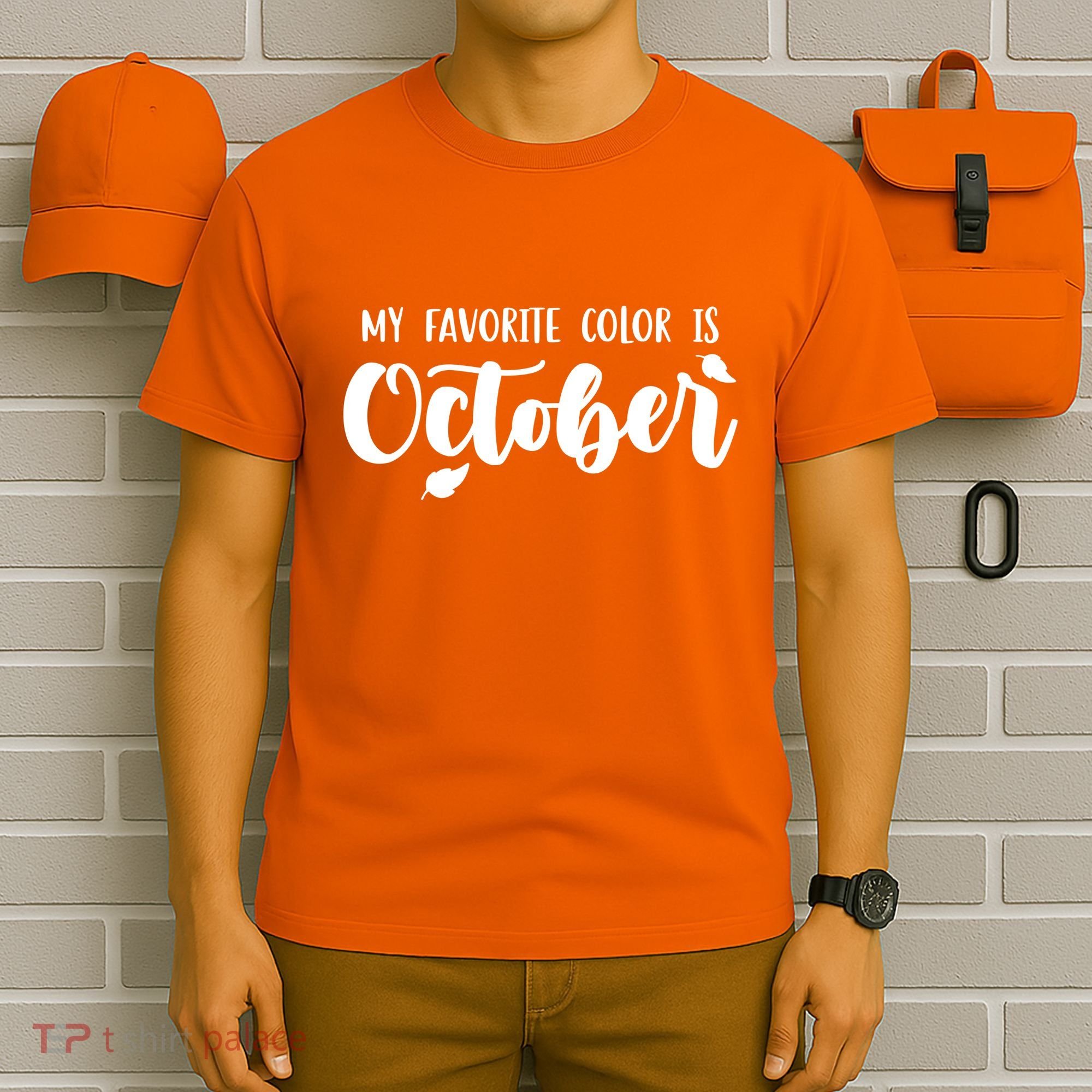 My Favorite Color Is October T-Shirt
