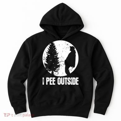 Mens Funny Camping Shirts For Men I Pee Outside Inappropriate TShirt Hoodie