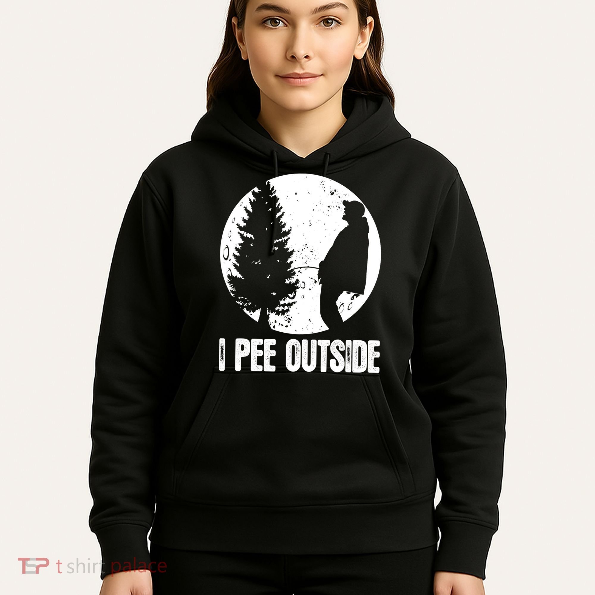 Mens Funny Camping Shirts For Men I Pee Outside Inappropriate TShirt Hoodie