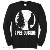 Mens Funny Camping Shirts For Men I Pee Outside Inappropriate TShirt Sweatshirt thumb 0