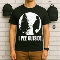 Mens Funny Camping Shirts For Men I Pee Outside Inappropriate TShirt T-Shirt thumb 6