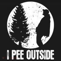 Mens Funny Camping Shirts For Men I Pee Outside Inappropriate TShirt T-Shirt thumb 7