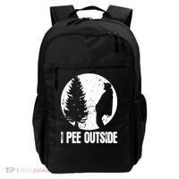 Mens Funny Camping Shirts For Men I Pee Outside Inappropriate TShirt Backpack thumb 0