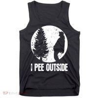 Mens Funny Camping Shirts For Men I Pee Outside Inappropriate TShirt Tank Top thumb 0