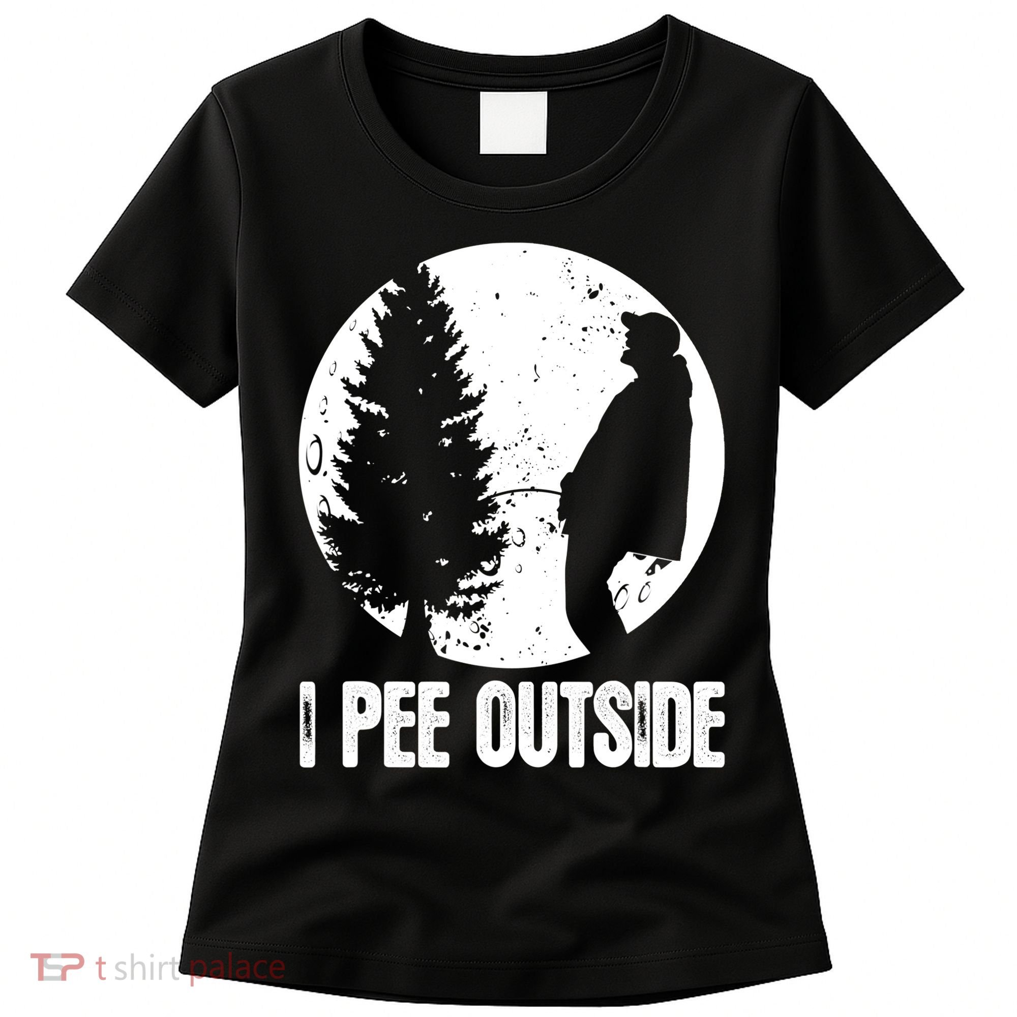 Mens Funny Camping Shirts For Men I Pee Outside Inappropriate TShirt Women's T-Shirt