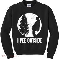 Mens Funny Camping Shirts For Men I Pee Outside Inappropriate TShirt Kids Sweatshirt thumb 0
