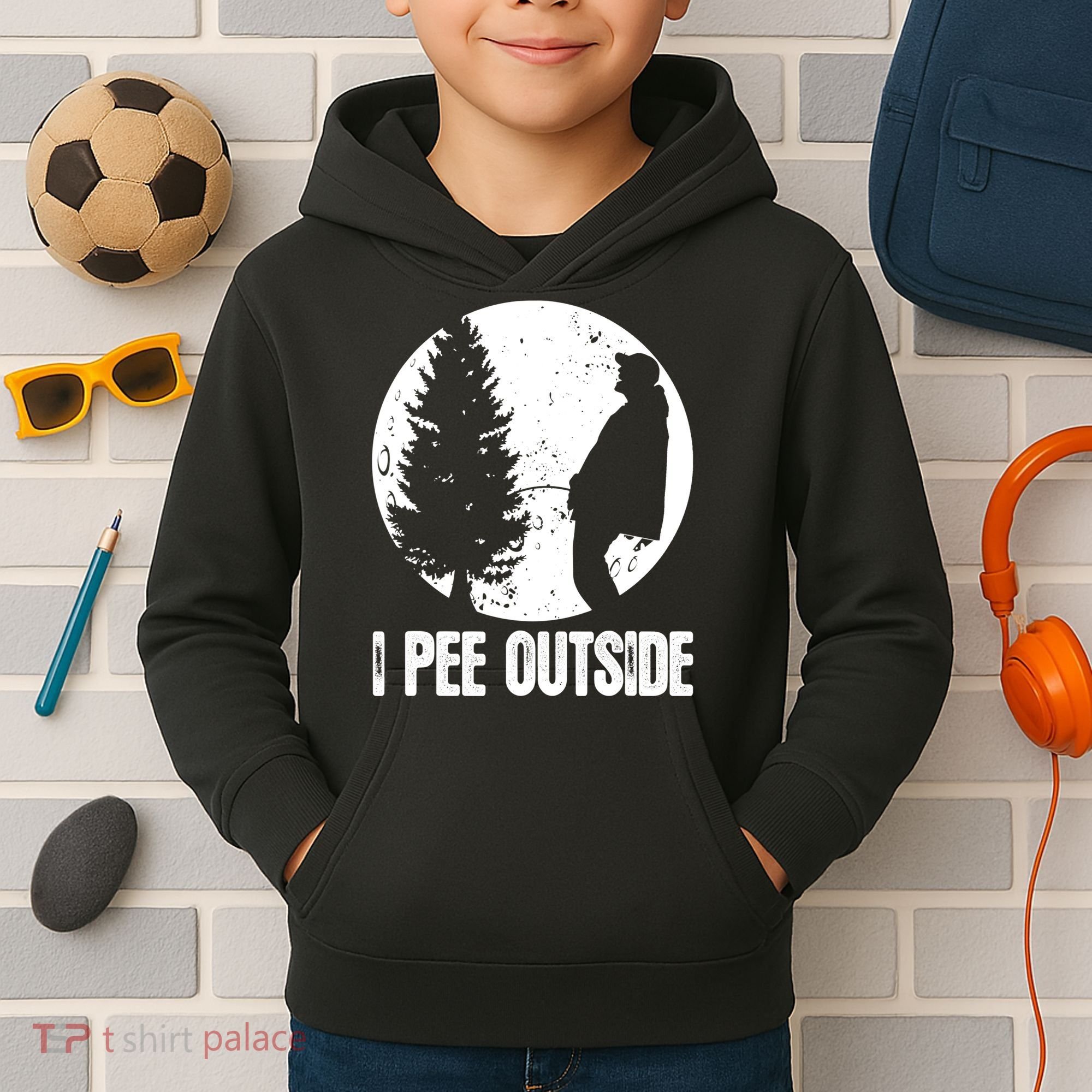 Mens Funny Camping Shirts For Men I Pee Outside Inappropriate TShirt Kids Hoodie