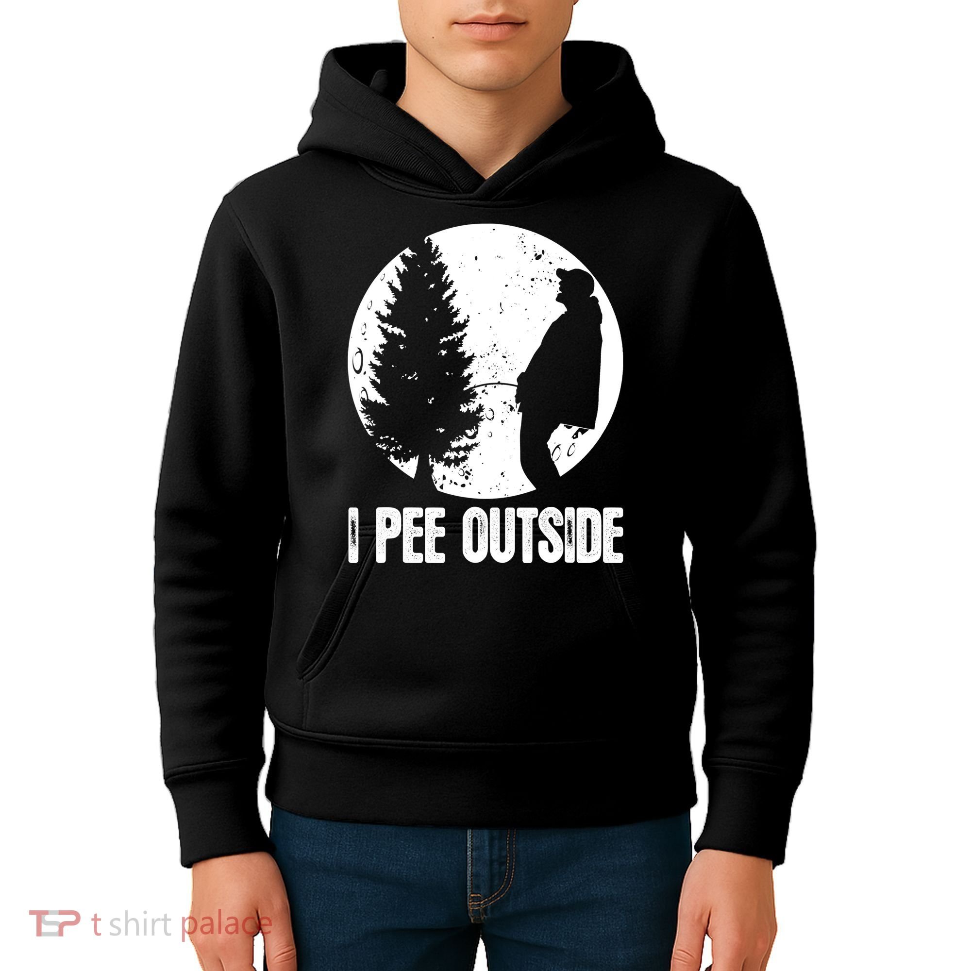 Mens Funny Camping Shirts For Men I Pee Outside Inappropriate TShirt Kids Hoodie