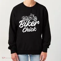 Motorcycle Funny Chopper Race Biker Chick Women's Sweatshirt thumb 0