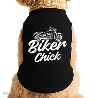 Motorcycle Funny Chopper Race Biker Chick Doggie Tank thumb 0