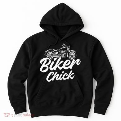 Motorcycle Funny Chopper Race Biker Chick Hoodie