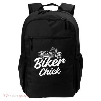 Motorcycle Funny Chopper Race Biker Chick Backpack