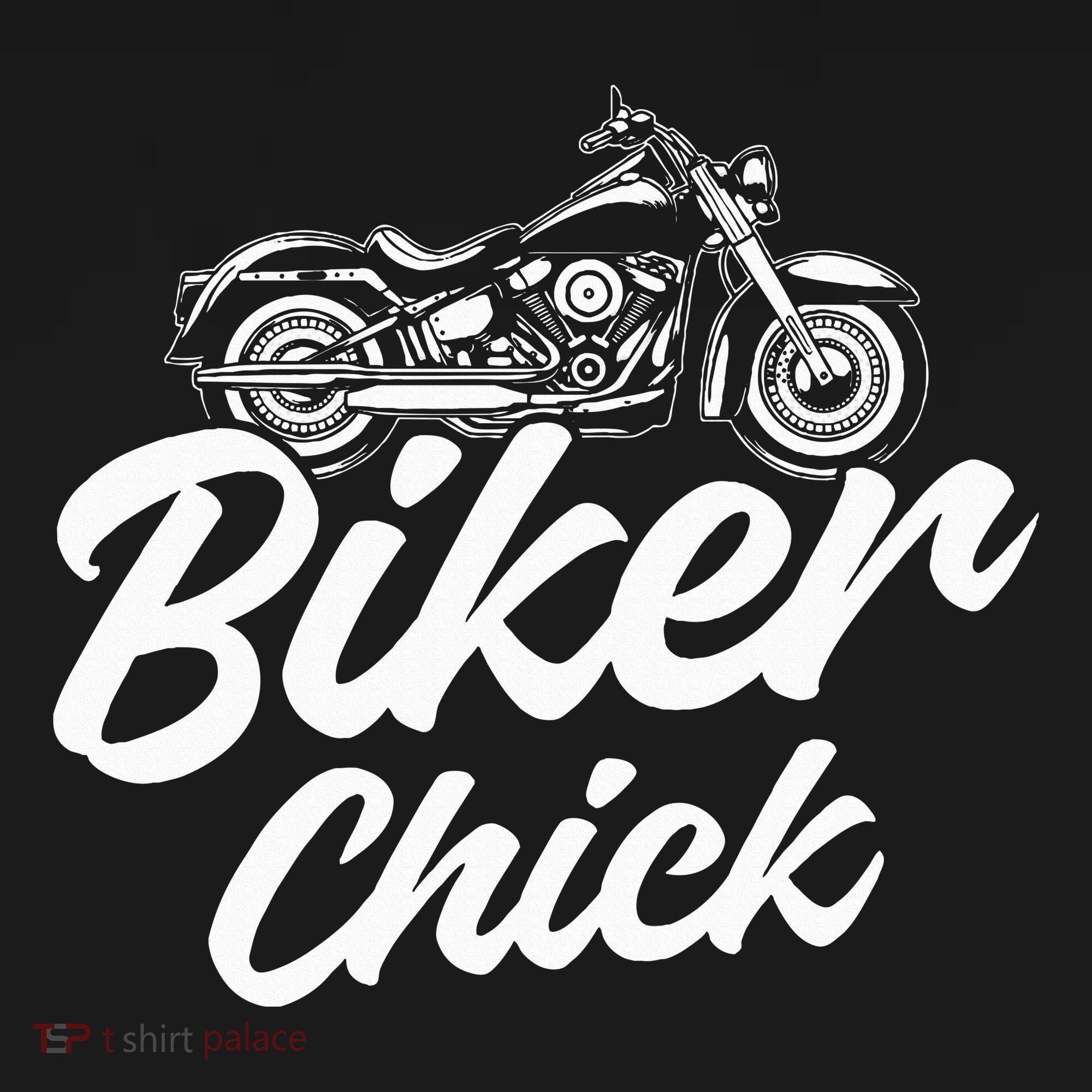 Motorcycle Funny Chopper Race Biker Chick Polo
