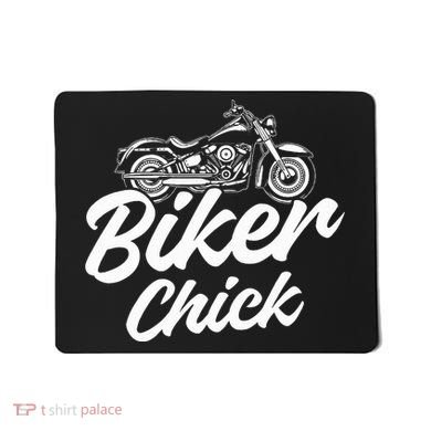 Motorcycle Funny Chopper Race Biker Chick Mousepad
