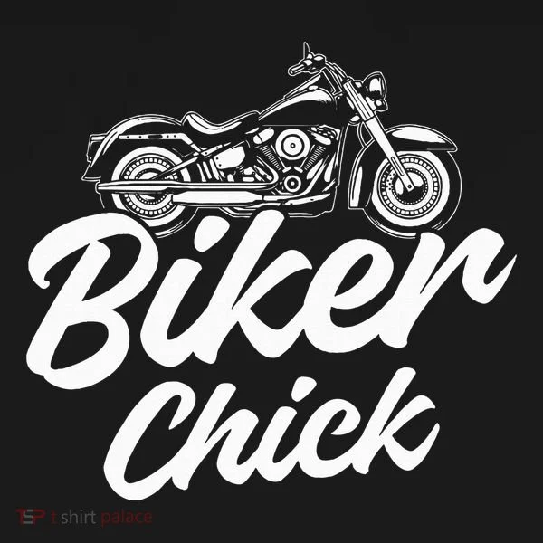 Motorcycle Funny Chopper Race Biker Chick Women's T-Shirt
