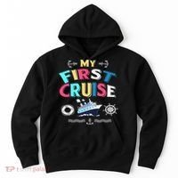 My First Cruise  Girls Boys Cruising and Sailing Hoodie thumb 0