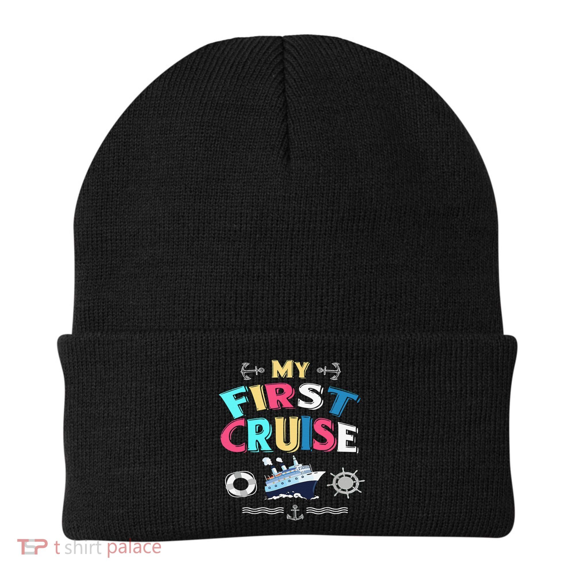 My First Cruise  Girls Boys Cruising and Sailing Beanie
