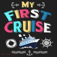 My First Cruise  Girls Boys Cruising and Sailing Beanie thumb 2