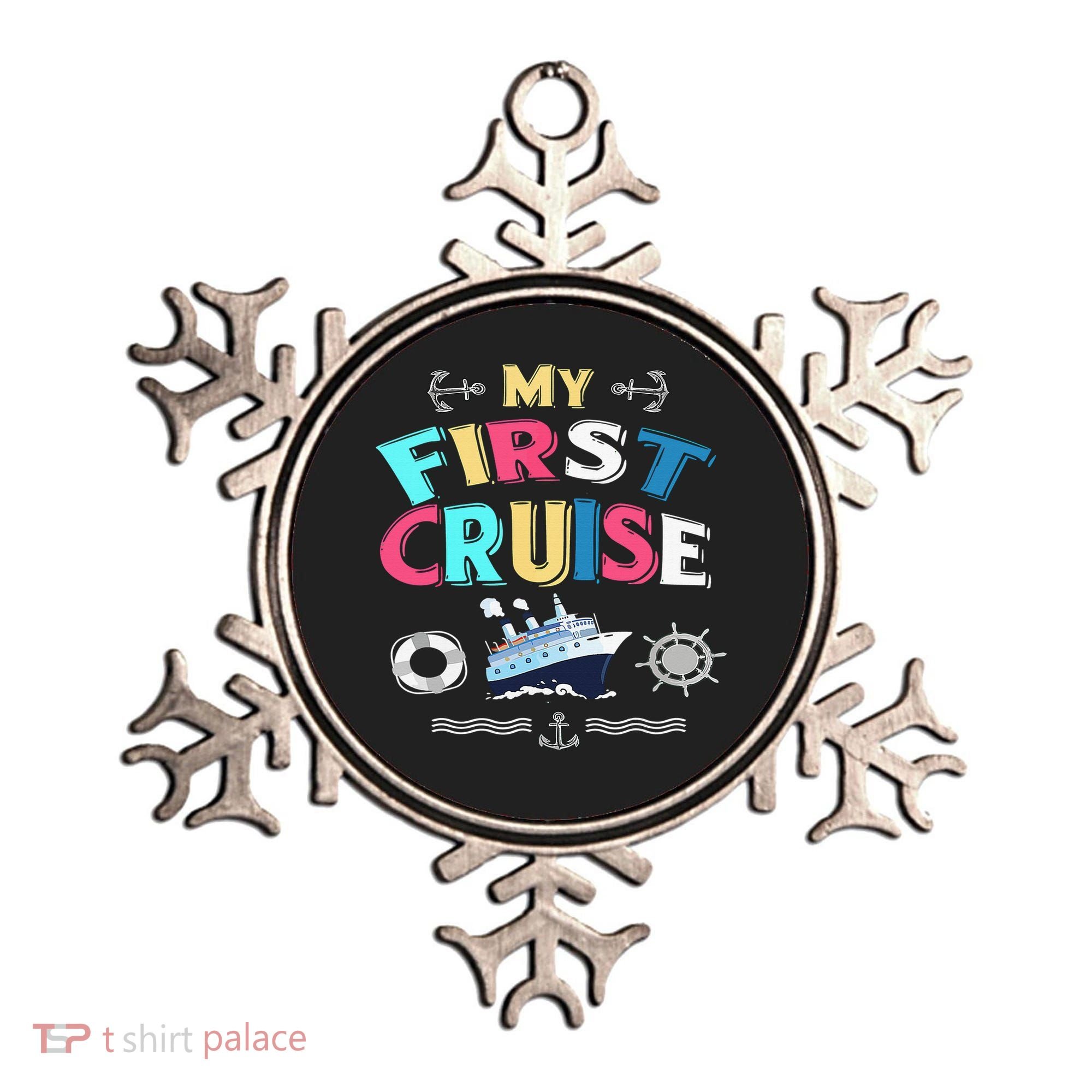 My First Cruise  Girls Boys Cruising and Sailing Ornament