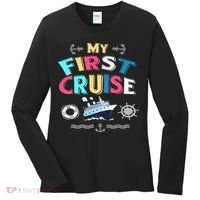 My First Cruise  Girls Boys Cruising and Sailing Women's Long Sleeve Shirt thumb 0