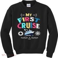 My First Cruise  Girls Boys Cruising and Sailing Kids Sweatshirt thumb 0