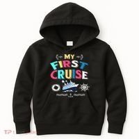 My First Cruise  Girls Boys Cruising and Sailing Kids Hoodie thumb 0