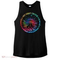 My First Cruise Funny Cruise Ladies PosiCharge Tri-Blend Wicking Tank thumb 0