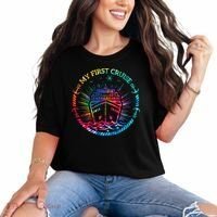My First Cruise Funny Cruise Comfort Colors T-Shirt thumb 0