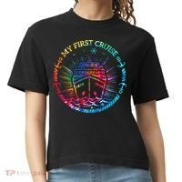 My First Cruise Funny Cruise Comfort Colors Boxy T-Shirt thumb 0
