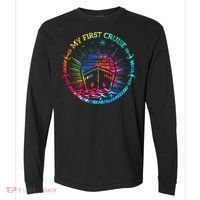 My First Cruise Funny Cruise Comfort Colors Heavyweight Long Sleeve T-Shirt thumb 0