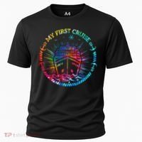 My First Cruise Funny Cruise Cooling Performance Crew T-Shirt thumb 0