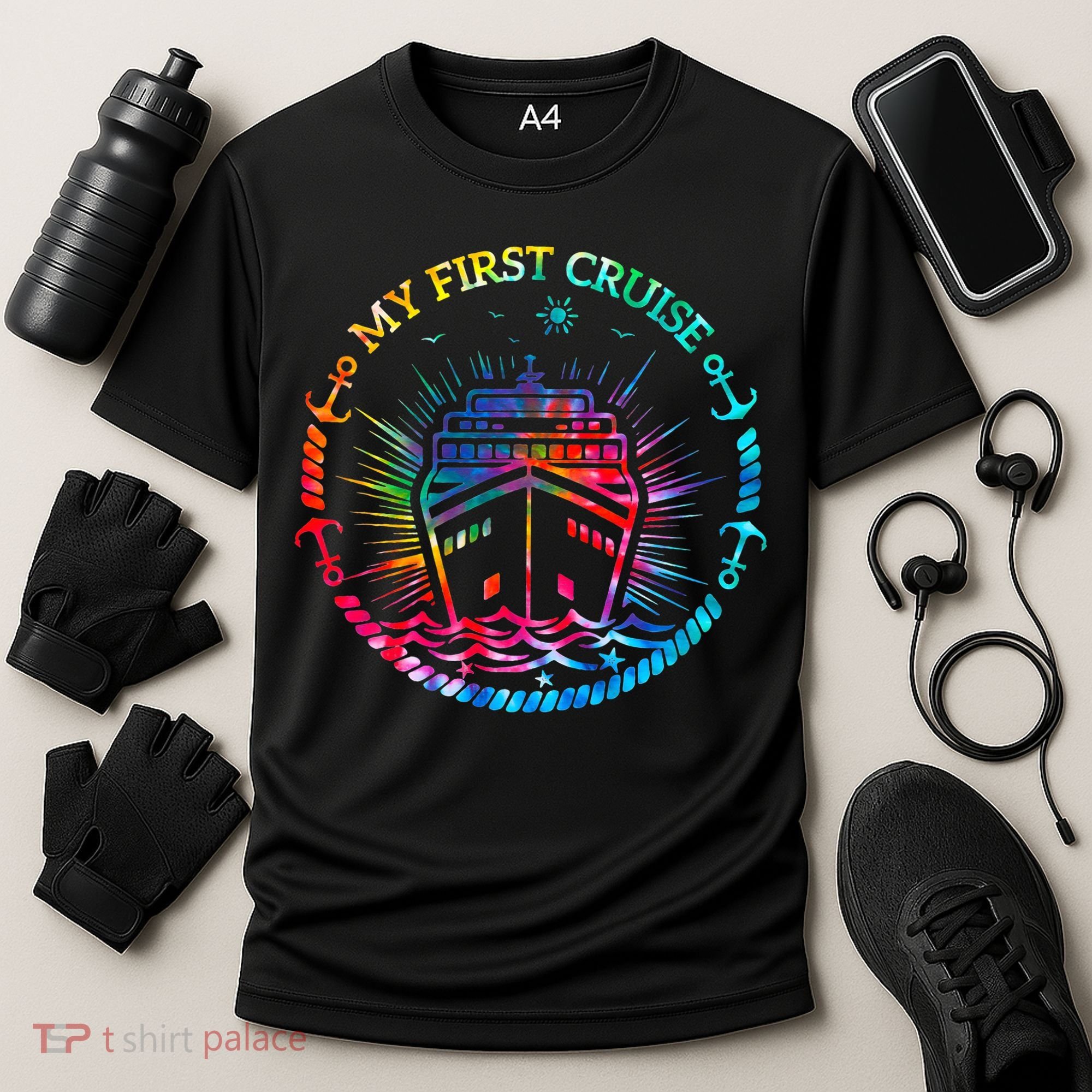 My First Cruise Funny Cruise Cooling Performance Crew T-Shirt